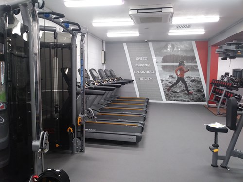 Image of the new Matrix equipment installed as part of the refurbishment at Culm Valley Sports Centre